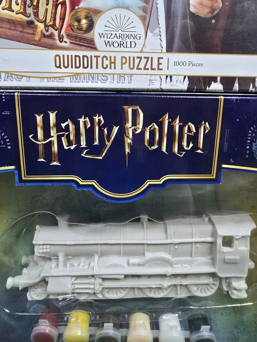 Harry Potter 2pc Craft Bundle Hogwarts Express Painting Quidditch 1000pc Puzzle